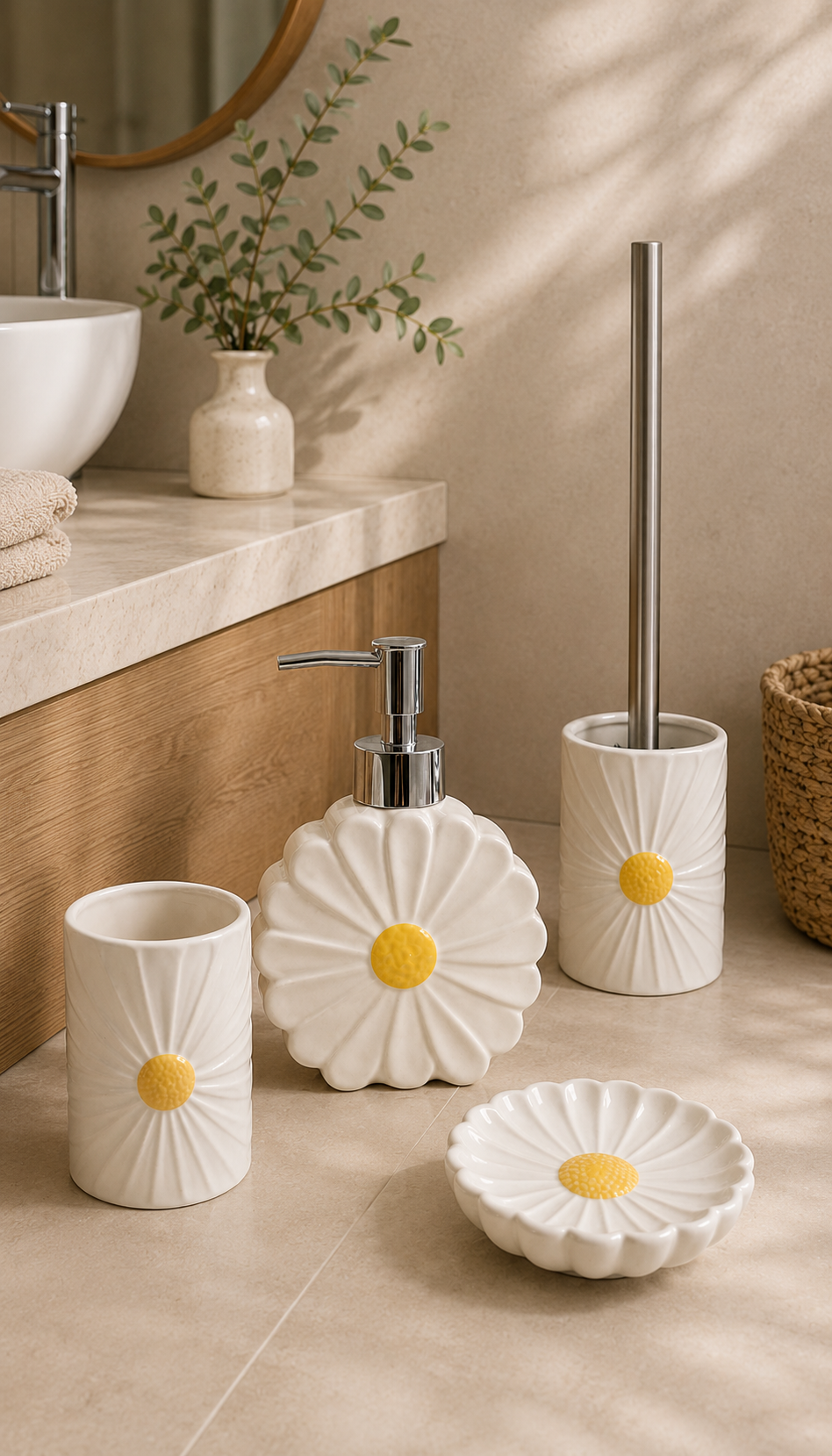 Set de Baño Línea Margot – Pack x4