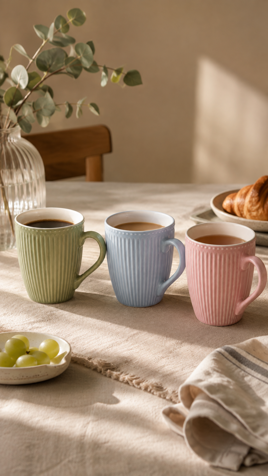POSATAZAS BAMBU + TAZAS SIENA